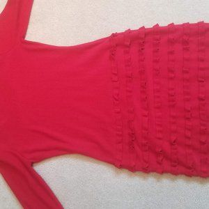 Flattering Dress w/ Ruffles Calvin Klein